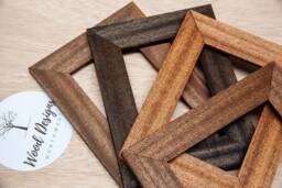 Handmade Mahogany Wood Picture Frame Pacific Northwest Design