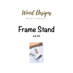 Handmade Mahogany Wood Picture Frame Pacific Northwest Design - thumbnail 4