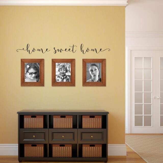 Home Sweet Decal Script Wall Quote, Vinyl Decor - image 1