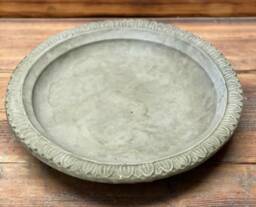 stone Garden Art Deco Bird Bath Top Only/ Feeder/ Bowl/ Replacement Ornament - thumbnail 1