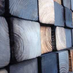 Geometric Wood Wall Art - Reclaimed Pine, Handmade Decor - thumbnail 3