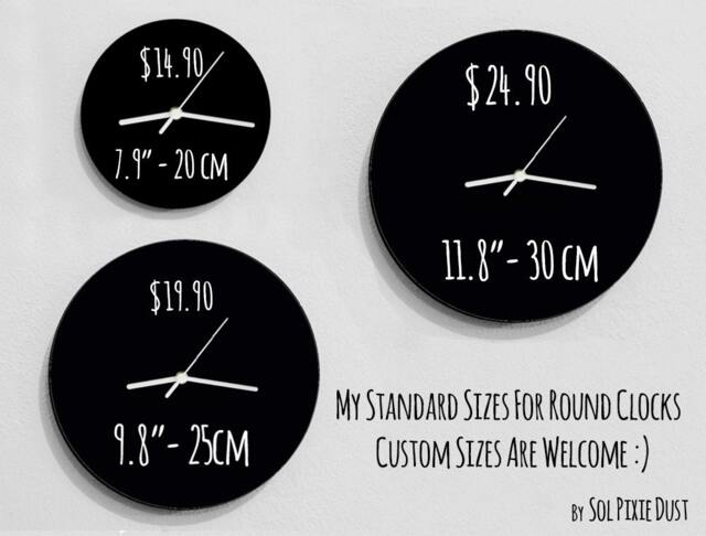 Custom Name Whatever, You're Late Anyway/Round Beige - Wall Clock - image 1