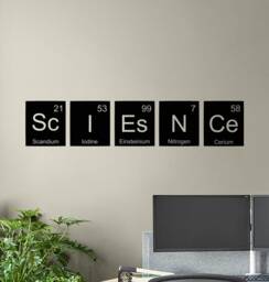 Science Wall Decal Periodic Table Of Elements Education Poster Gift Sign School Quote Vinyl Sticker Classroom Decor Study Art 6-00 - thumbnail 1