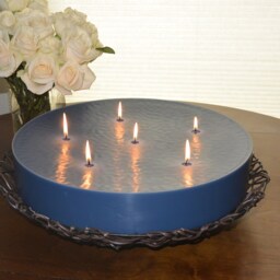 Custom Hand Poured 15 Inch Round Candle With Multi Wicks - thumbnail 4