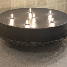 Custom Hand Poured 15 Inch Round Candle With Multi Wicks - thumbnail 3