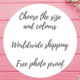 Floral Photo Frame Handmade Silk Flower Picture Frame, Nursery Decor - thumbnail 3