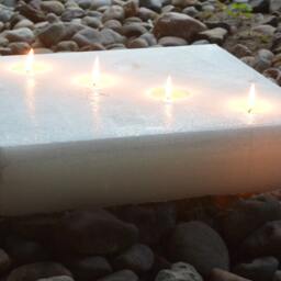 Custom Hand Poured 15 X Square Candle With 4 Wicks - thumbnail 3
