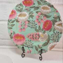 Cordless Touch Lamp. Beautiful Tall Floral Usb Rechargeable Table Lamp.matching Picture Plate Available.no Plugs Or Sockets Needed - thumbnail 2