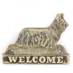 Skye Terrier, Dog Welcome, Hanging Decoration, Limited Edition, Artdog - thumbnail 2
