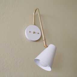 Modern Wall Sconce - Swing Shade Contempory Lighting Reading Light Accent Mid Century Rustic - thumbnail 3
