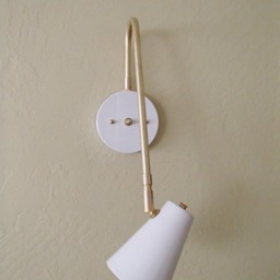 Modern Wall Sconce - Swing Shade Contempory Lighting Reading Light Accent Mid Century Rustic - thumbnail 2