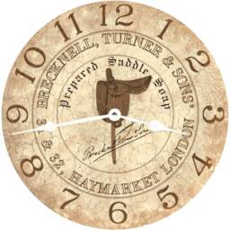 Classic Saddle Clock - Elegant Equestrian-Themed Wall Clock For Home Decor - thumbnail 3
