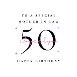 Mother in Law 50Th Birthday Candle Gift Set Mother-In-Law Gifts 50 Th - thumbnail 4