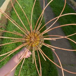 Willow Craft Kit - Make At Home Flower Rural Diy Weaving Ecofriendly Garden Sculpture Outdoor Decoration - thumbnail 2