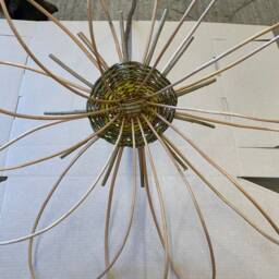 Willow Craft Kit - Make At Home Flower Rural Diy Weaving Ecofriendly Garden Sculpture Outdoor Decoration - thumbnail 3