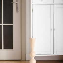 Natural Wooden Coffee Table Legs - 400mm Height Turned Raw Wood Furniture Feet Unfinished 1Pcs - thumbnail 2