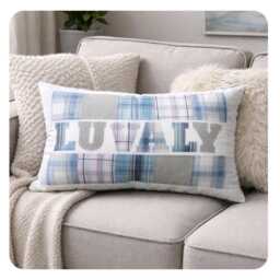 Personalised Memory Pillow, Custom Patchwork Cushion Made From Loved Ones' Clothes - thumbnail 2