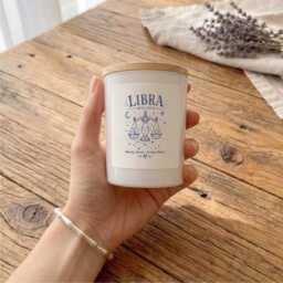 Libra Candle, Birthday Gift For Her, Funny Zodiac Astrology Gift, September October Birthday, Star Sign - thumbnail 4