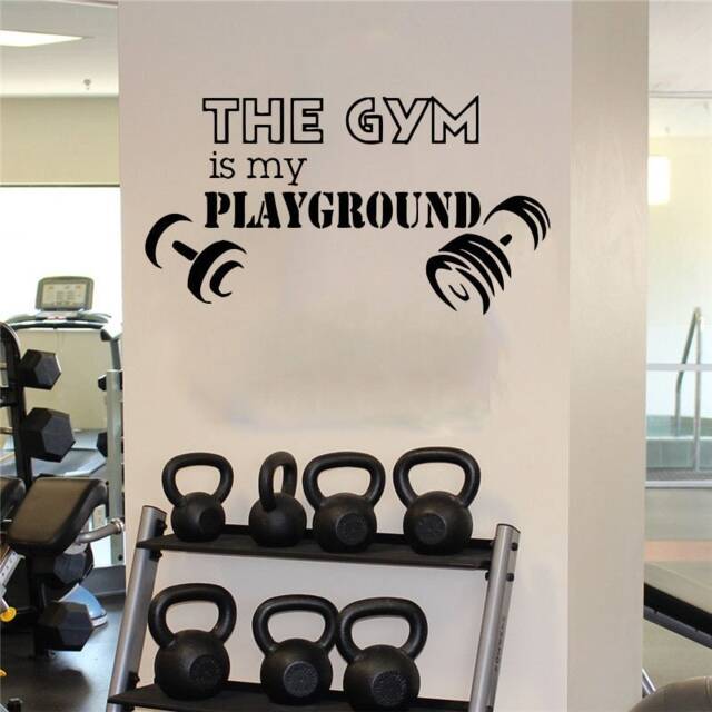 Fitness Wall Decal Motivational Gym Quote Decor T731 - image 1