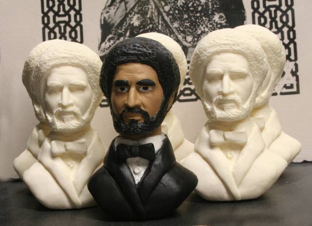 Haile Selassie I Bust, Resin Casted, Rastafari - image 1