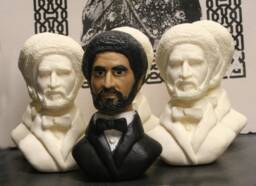 Haile Selassie I Bust, Resin Casted, Rastafari - thumbnail 1