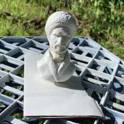 Haile Selassie I Bust, Resin Casted, Rastafari - thumbnail 3