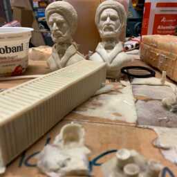 Haile Selassie I Bust, Resin Casted, Rastafari - thumbnail 2
