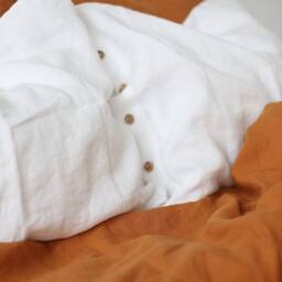 Linen Pillow Case - White Linen Shams - thumbnail 2