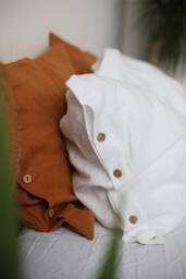 Linen Pillow Case - White Linen Shams