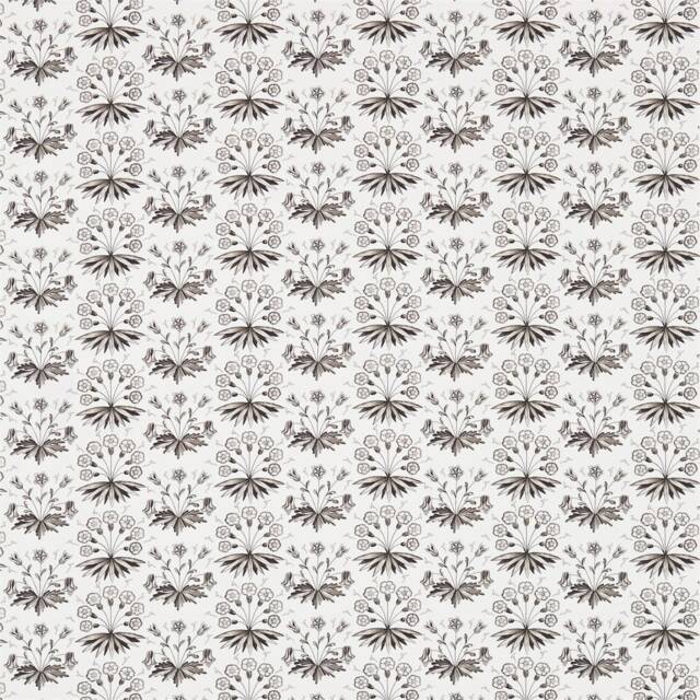 Morris & Co Primrose & Columbine Door Curtain Charcoal - image 1