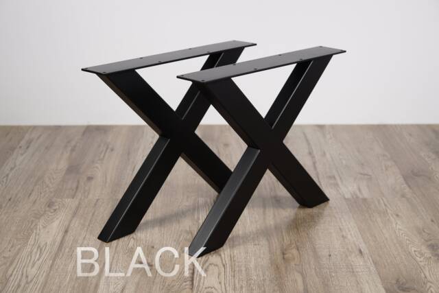 x Shape Bench Legs, Bench Legs, Coffee Table Leg, Set Of 2 - image 1