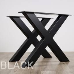 x Shape Bench Legs, Bench Legs, Coffee Table Leg, Set Of 2 - thumbnail 2