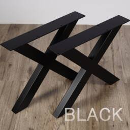 x Shape Bench Legs, Bench Legs, Coffee Table Leg, Set Of 2 - thumbnail 3