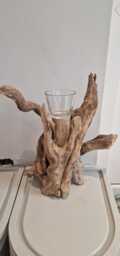 Driftwood Tealight Holder