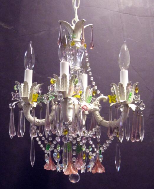 "4 Arm Mini Chandelier ""Summer" - image 1