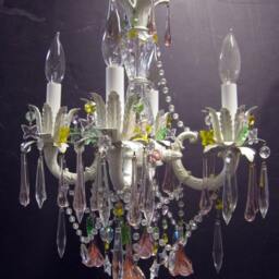 "4 Arm Mini Chandelier ""Summer" - thumbnail 4
