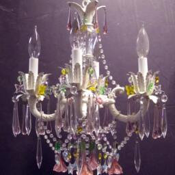 "4 Arm Mini Chandelier ""Summer" - thumbnail 2