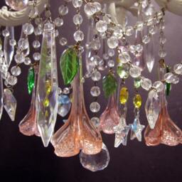 "4 Arm Mini Chandelier ""Summer" - thumbnail 3