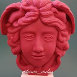 Medusa Candle Handcrafted Soy & Bee Wax Greek Goddess Decor - thumbnail 4