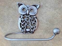 Owl Toilet Paper Holder, Tp Pick Your Color, Tissue Nature Wall Hook Bird Bathroom Decor Bath Fixture Hardware, Kids