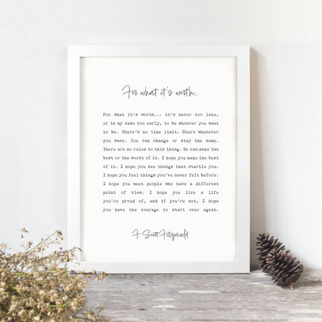 Personalised Poem Print. Use Your Own Words. Custom Made. Handmade Lyrics Poster Wedding Anniversary Funeral Reading Gift 8x10, A4, A3 - image 1