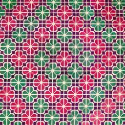 Floral Crossstitch Pillow - thumbnail 4