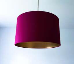 "Lampshade ""Fuchsia-Gold" - thumbnail 1