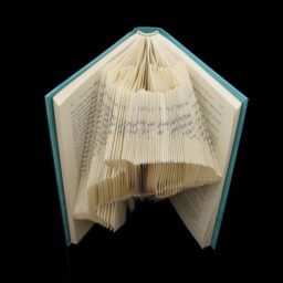 Dolphin - Endangered Species Sea Creatures Ocean Life Mammals Beach Theme Folded-Book Art Paper Sculpture Unique Gift - thumbnail 4