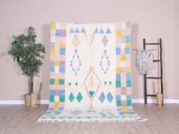Authentic Boujaad Rug, Soft Moroccan Rug 5x8 Ft - thumbnail 1