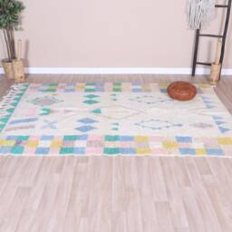 Authentic Boujaad Rug, Soft Moroccan Rug 5x8 Ft - thumbnail 2