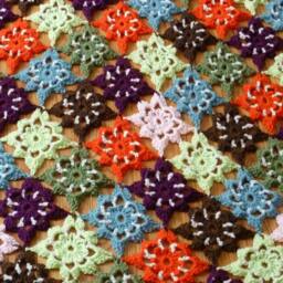 Multi Colored Throw - thumbnail 2