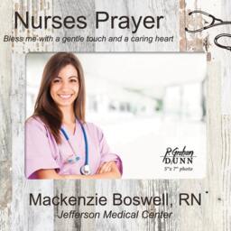 Personalized Nurse Pallet Photo Frame - Engraved Nurse's Picture Gift Graduation - thumbnail 2