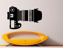 Photo Camera Wall Vinyl Decal Photography Studio Stickers Art Design Murals Interior - 7Fcm4 - thumbnail 1