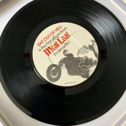 Meat Loaf - Bat Out Of Hell Framed 7 Inch Vinyl Record Music Wall Art Gift - thumbnail 3